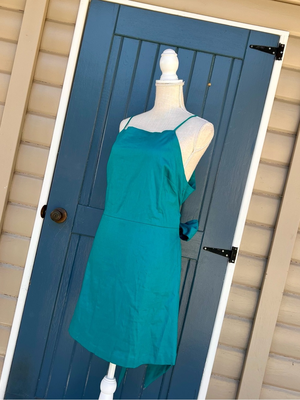Banana Republic Linen-Blend Dress Women Size 16